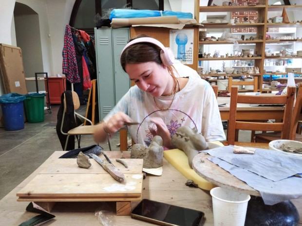 Plener odbywający sią w ramach Międzynarodowego Sympozjum KERAMIKA - CERAMIKA, wrzesień 2022