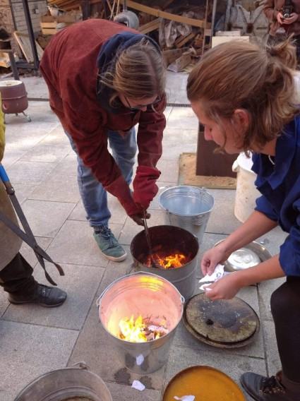 Plener odbywający sią w ramach Międzynarodowego Sympozjum KERAMIKA - CERAMIKA, wrzesień 2022