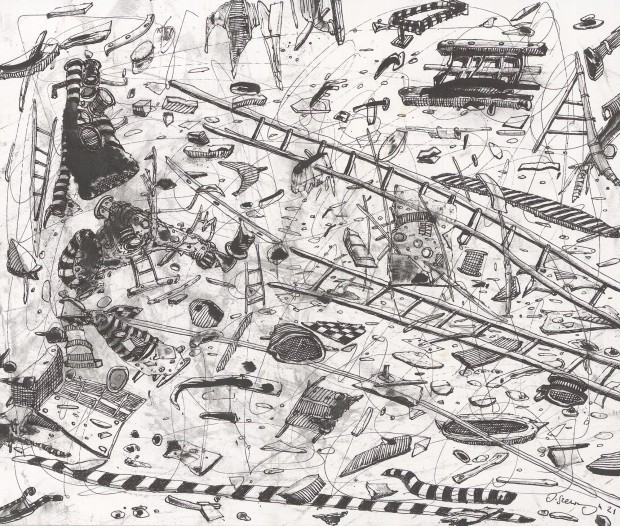 Jeck Szewczyk akwaforta