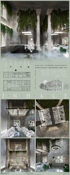 Projekt sali kontemplacyjnej, autor S. Kośmider