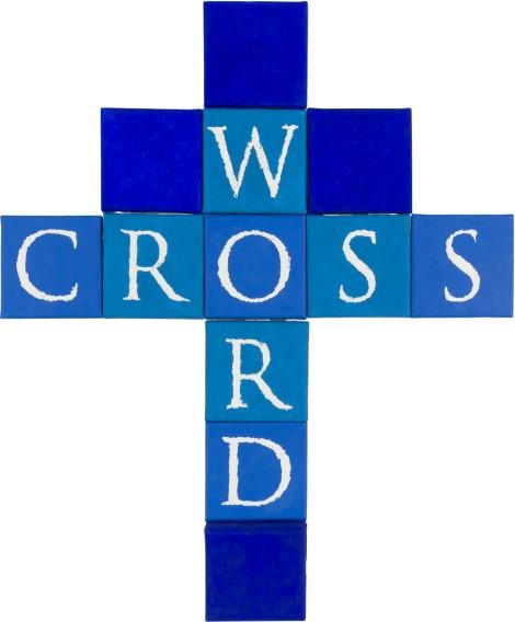 Marta Szymczakowska, Crossword 1, 50x60 cm, akryl na płótnie