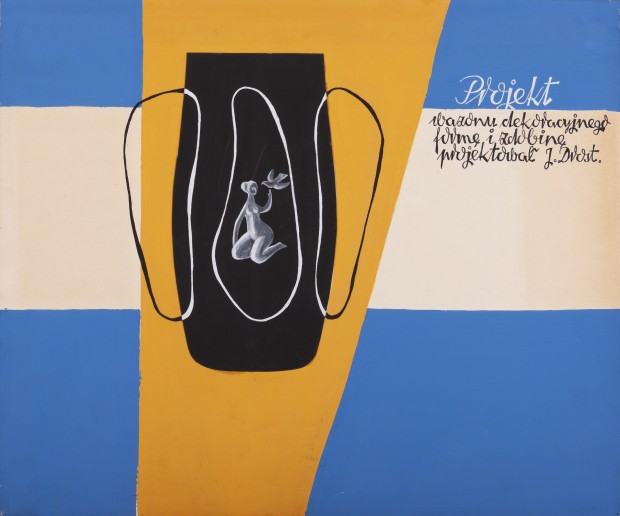 Jan Sylwester Drost, Wazon, plansza projektowa