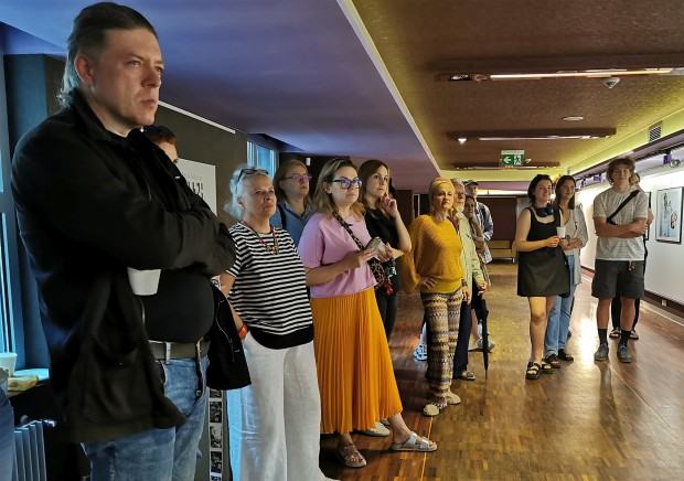 Otwarcie wystawy fotografii Krzysztofa Zoldiego, pt. Prace remontowe, zdj. Halina Marduła