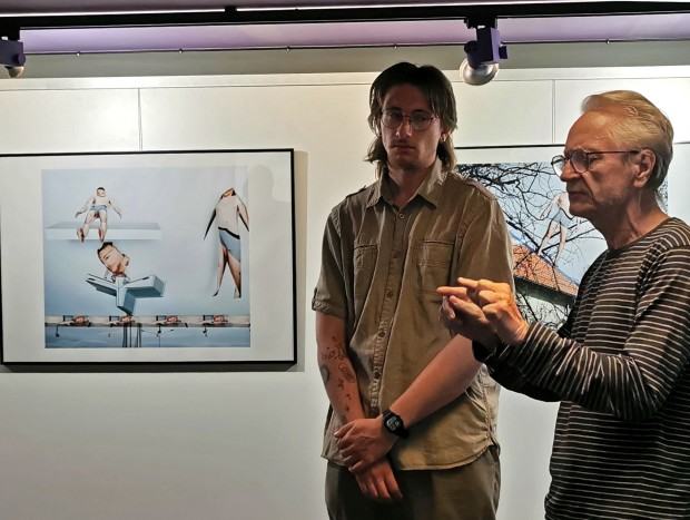 Otwarcie wystawy fotografii Krzysztofa Zoldiego, pt. Prace remontowe, zdj. Halina Marduła