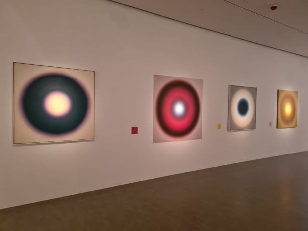 Fragment wystawy pt. Fangor