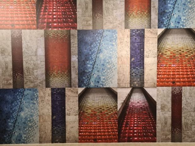 Fragment wystawy pt. Fangor