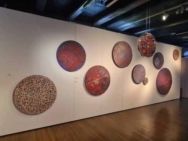 Fragment wystawy Krzysztofa Gliszczyńskiego pt. Perpetuum Pictura