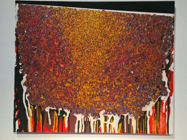 Fragment wystawy Krzysztofa Gliszczyńskiego pt. Perpetuum Pictura