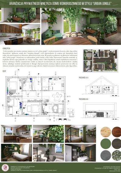 Wystawa studencka - Architektura zieleni we wnętrzach