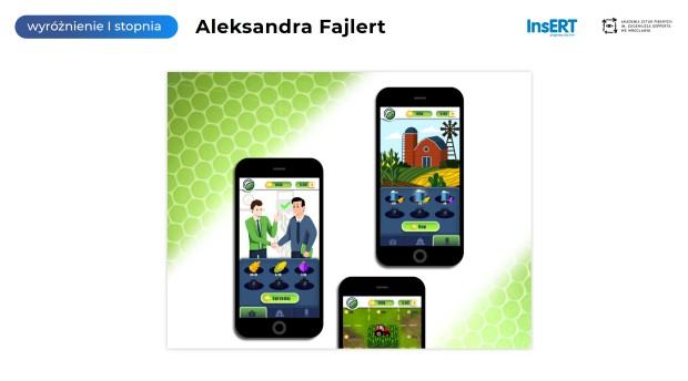 Wyróżnienia I-go stopnia  Aleksandra Fajlert