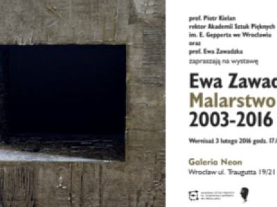 Ewa Zawadzka - Malarstwo 2003-2016