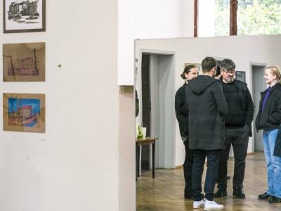 Otwarcie wystawy Wklęsłe, Płaskie, Wypukłe, zdj. Wiktor Niepełka Juchnowicz