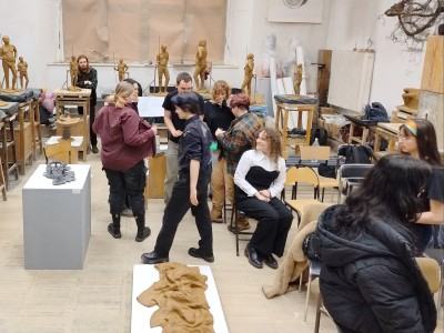 Przegląd studentów I roku Rzeźby