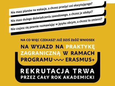 Erasmus + praktyki