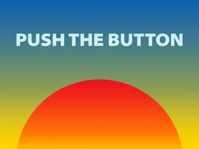 Grafika promująca wystawę pt. Push the button