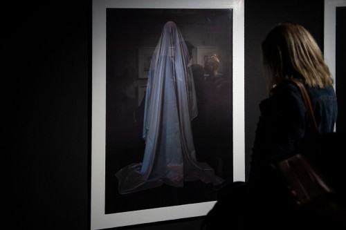 Wernisaż wystawy Wojciecha Pukocza "Więcej niż 1000 słów" (22.11.2019), fot. Małgorzata Kujda, © Muzeum Współczesne Wrocław, 2019.