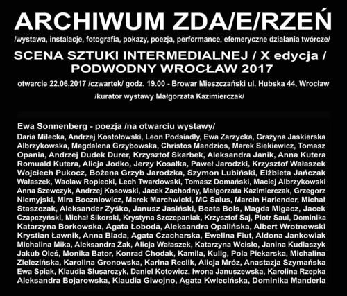 Małgorzata Kazimierczak Podwodny Wrocław 2017