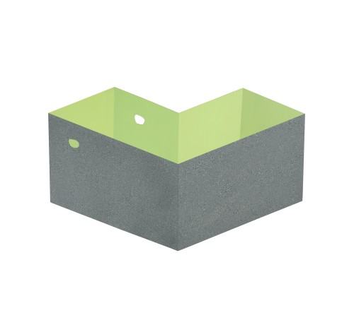 Karolina Balcer, Dziury w ścianach po rzucie kamieniem, 2019, akryl na desce, 65 x 100 cm