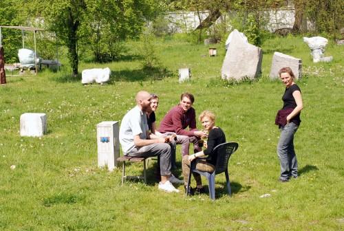 od lewej: Marek Ruszkiewicz, Anna Drewniak, Roland Grabkowski, Ala Savashevich, Magda Grzybowska