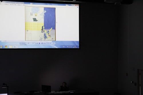 12139373.jpg Wykład Iwony Chmielewskiej o książkach autorskich.