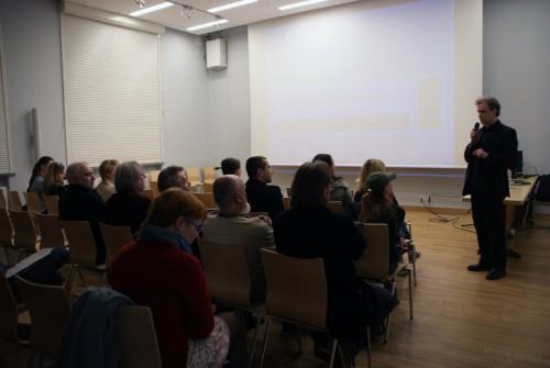 13998562.jpg Prof. R. W. Kluszczyński gościem Katedry Sztuki Mediów ASP we Wrocławiu, 2012