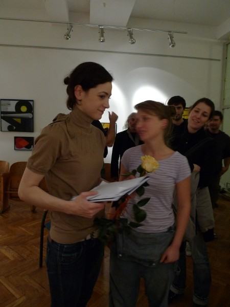 Ania Ujazdowska obroniła dyplom z rzeźby