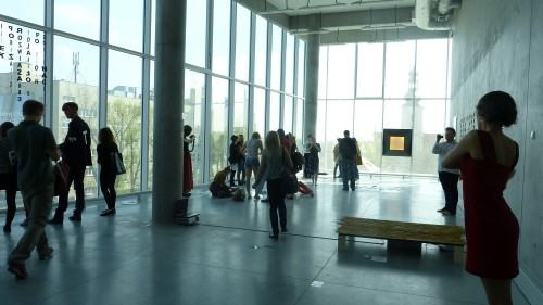 FESTIWAL LIBERATURY, performance studenów "Skiby" specjalizacja :teatr