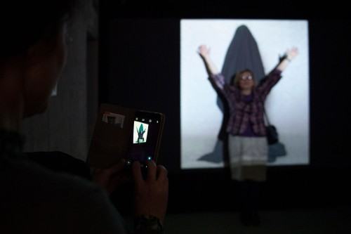 Wernisaż wystawy Wojciecha Pukocza "Więcej niż 1000 słów" (22.11.2019), fot. Małgorzata Kujda, © Muzeum Współczesne Wrocław, 2019.