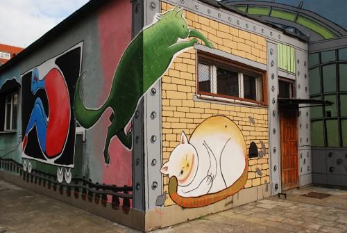 Murale na pl. Muzealnym Murale na pl. Muzealnym