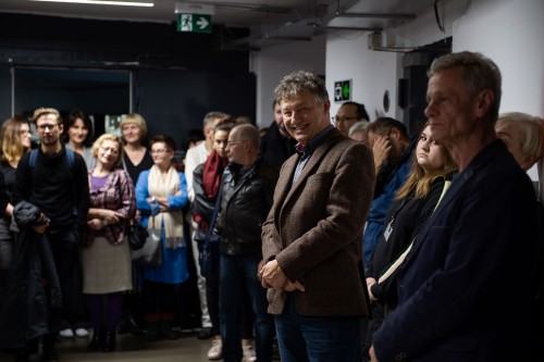 Wernisaż wystawy Wojciecha Pukocza "Więcej niż 1000 słów" (22.11.2019), fot. Małgorzata Kujda, © Muzeum Współczesne Wrocław, 2019.