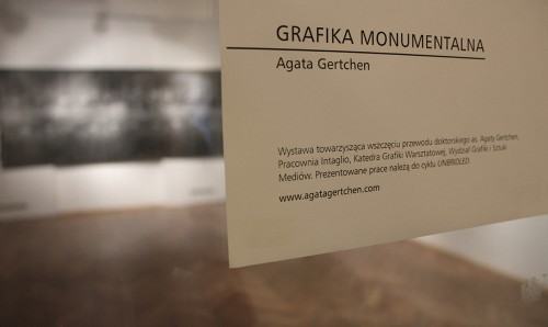 Agata Gertchen GRAFIKA MONUMENTALNA Agata Gertchen GRAFIKA MONUMENTALNA