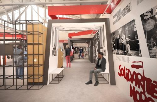 Projekt autorstwa dr Katarzyny Jagiełło i Aleksandry Gajzler- Baranowskiej zdobył II miejsce w konkursie na opracowanie koncepcji ekspozycji pn. „Solidarność Norwesko - Polska”