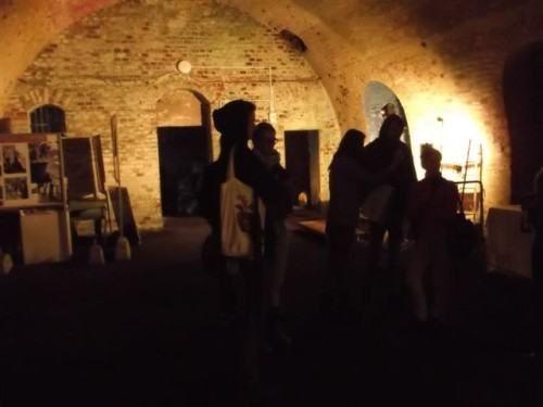 W kazamatach Festung Glogau