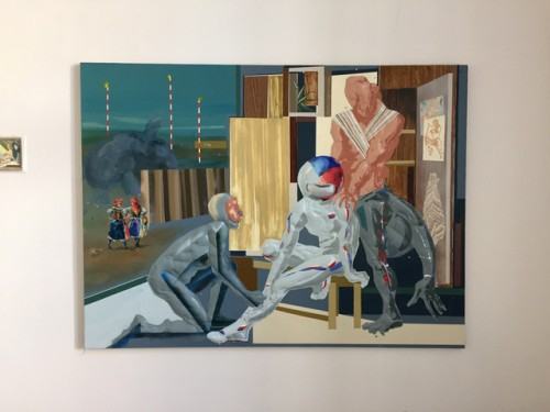 26 Sympozjum ' Dilna' 2019,Fragment ekspozycji praca Wojtka Horálka 01,