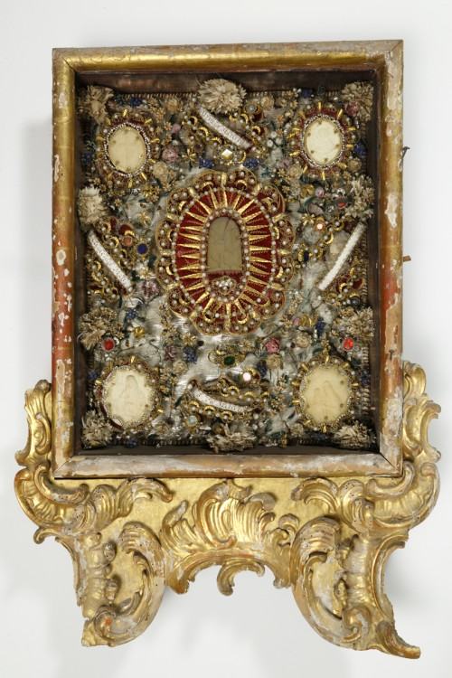 Izabela Klawińska, UMK Toruń, Relikwiarz A427 przed konserwacją i restauracją. Fot. Jacek Szczurek