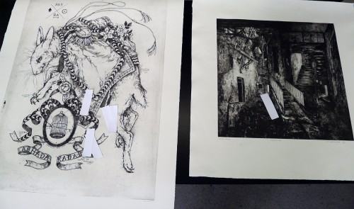 Grafika Semestru po lewej: Julita Nowosad, po prawej: Bartosz Naprawa