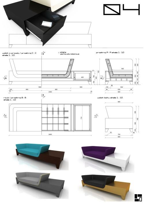 I miejsce studentów AW w konkursie zorganizowanym przez meblarską firmę KLER I miejsce studentów AW w konkursie zorganizowanym przez meblarską firmę KLER