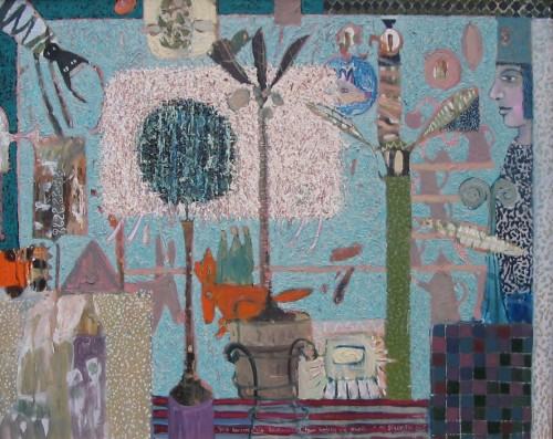 Gdzie zaczyna sie tajemnica, tam konczy sie dzien.80x60.olej pl.2005.