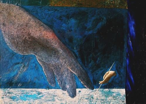 autor: Michał Marek / Malująca ręka