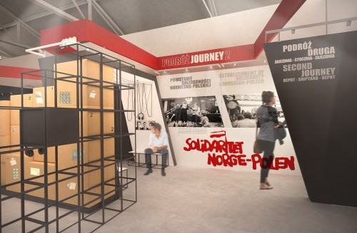 Projekt autorstwa dr Katarzyny Jagiełło i Aleksandry Gajzler- Baranowskiej zdobył II miejsce w konkursie na opracowanie koncepcji ekspozycji pn. „Solidarność Norwesko - Polska”