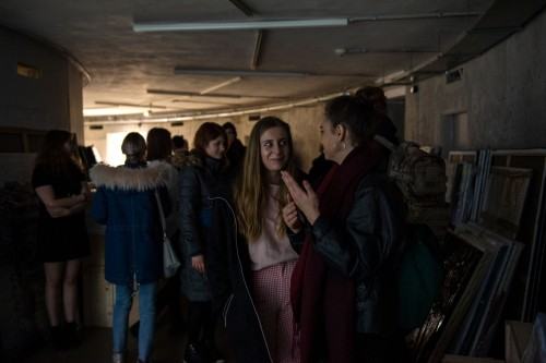 Wernisaż wystawy Wojciecha Pukocza "Więcej niż 1000 słów" (22.11.2019), fot. Małgorzata Kujda, © Muzeum Współczesne Wrocław, 2019.