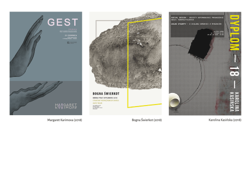 43067090.png Margaret Karimova, Bogna Świerkot, Karolina Kasińska, Plakaty, 2018 r.