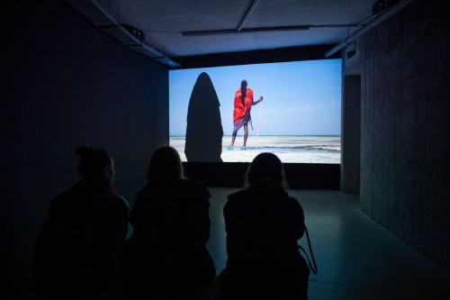 Wernisaż wystawy Wojciecha Pukocza "Więcej niż 1000 słów" (22.11.2019), fot. Małgorzata Kujda, © Muzeum Współczesne Wrocław, 2019.