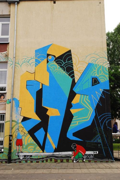 Murale na pl. Muzealnym Murale na pl. Muzealnym