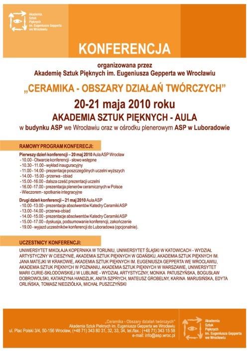 konferencja program