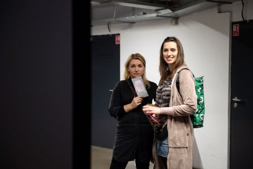 Wernisaż wystawy Wojciecha Pukocza "Więcej niż 1000 słów" (22.11.2019), fot. Małgorzata Kujda, © Muzeum Współczesne Wrocław, 2019.