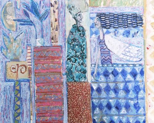 Dobre slowo.50x40cm.olej,plotno.2003.