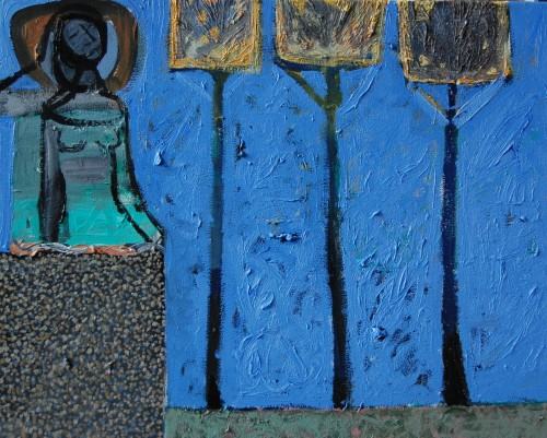 oczekiwanie 40x50 olej plotno 2010