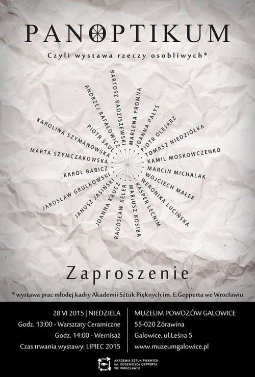 Panoptikum - zaproszenie