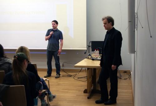 65963960.jpg Prof. R. W. Kluszczyński gościem Katedry Sztuki Mediów ASP we Wrocławiu, 2012